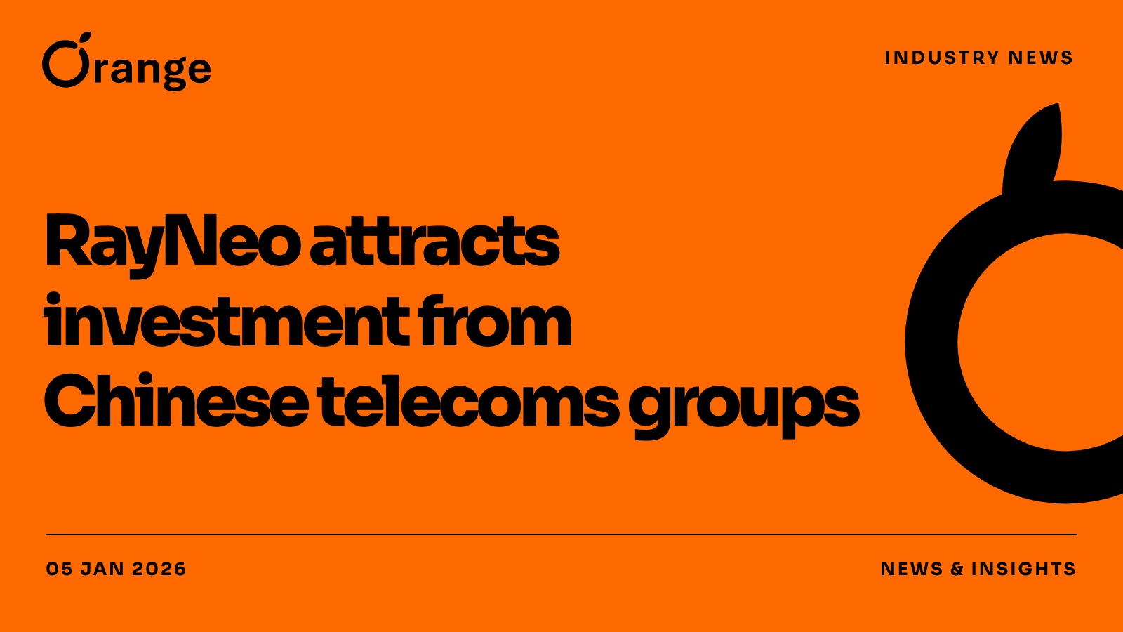 RayNeo attracts investment from Chinese telecoms groups